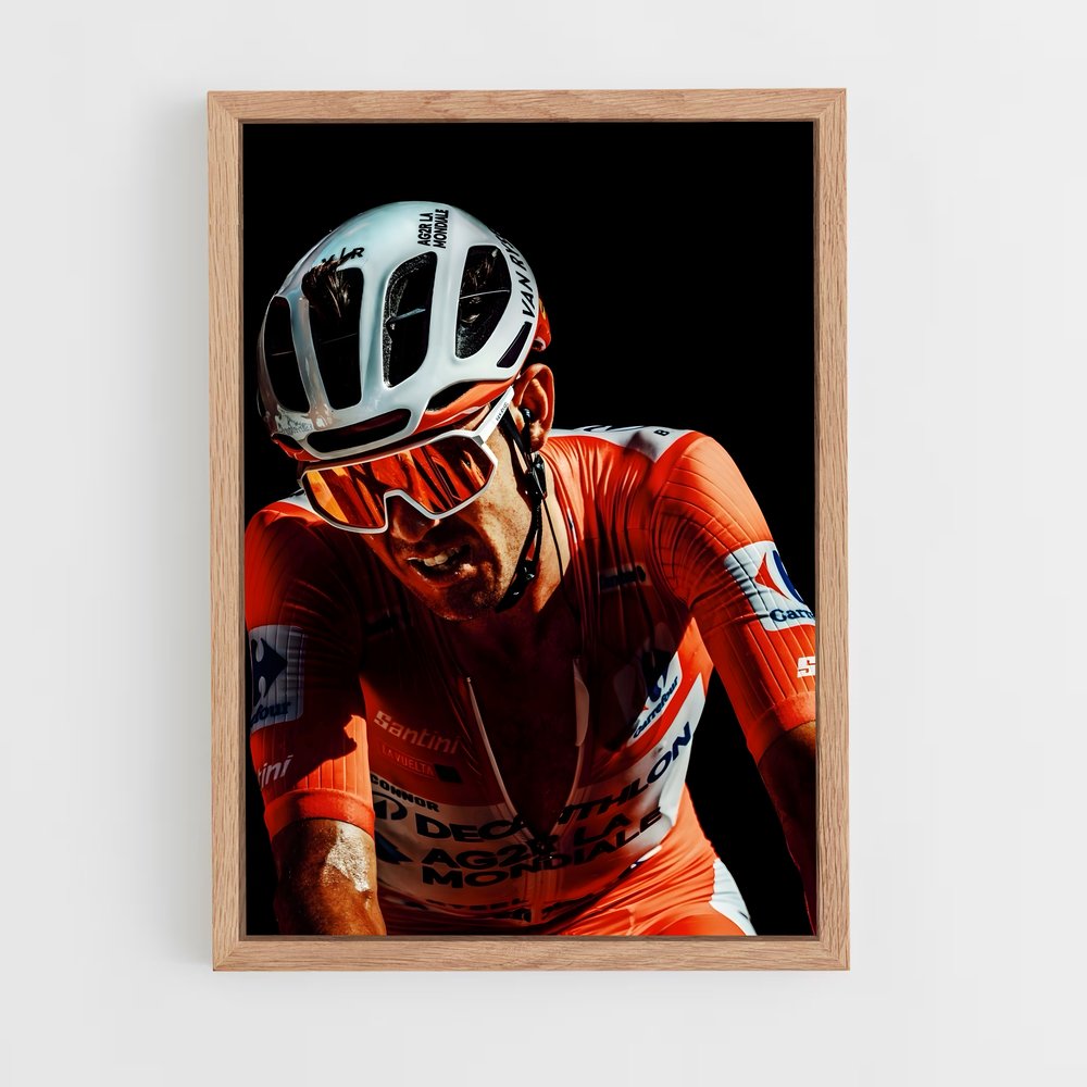 Poster Piste Énergique – affiche Cyclisme (vue 4)